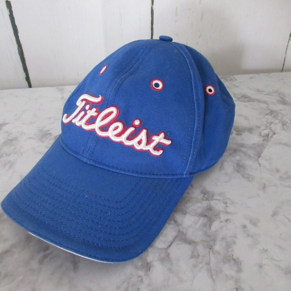 Titleist Hat New Era Blue Red White Adjustable Golf Men Women